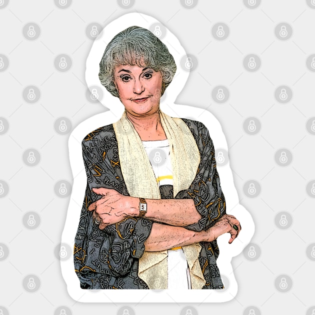 Dorothy Zbornak Cartoonish Sticker by baranskini